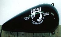 Cincinnati Makeup Artist Jodi Byrne Automotive POW-MIA Motorcycle Helmet